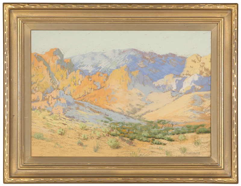 Desert Mountain Landscape sight size: