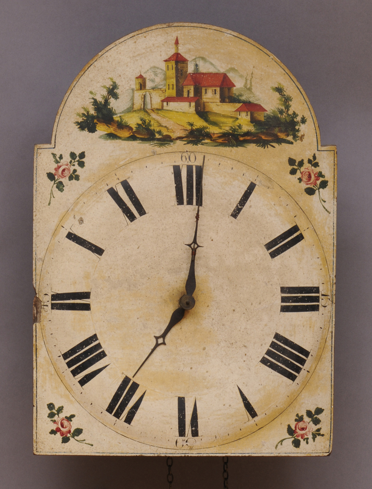 GERMAN WAG ON THE WALL CLOCK EARLY 19TH