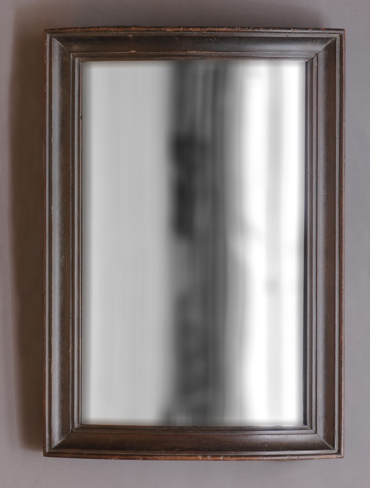 VICTORIAN WALNUT STORE SECURITY MIRROR