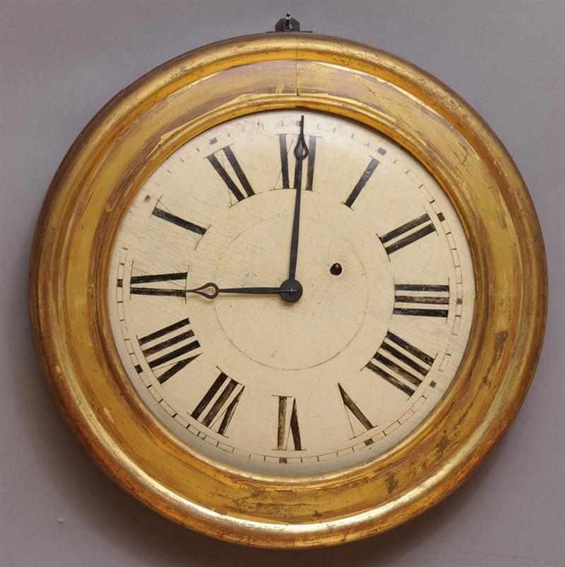 AMERICAN GILTWOOD GALLERY CLOCK 13f4af