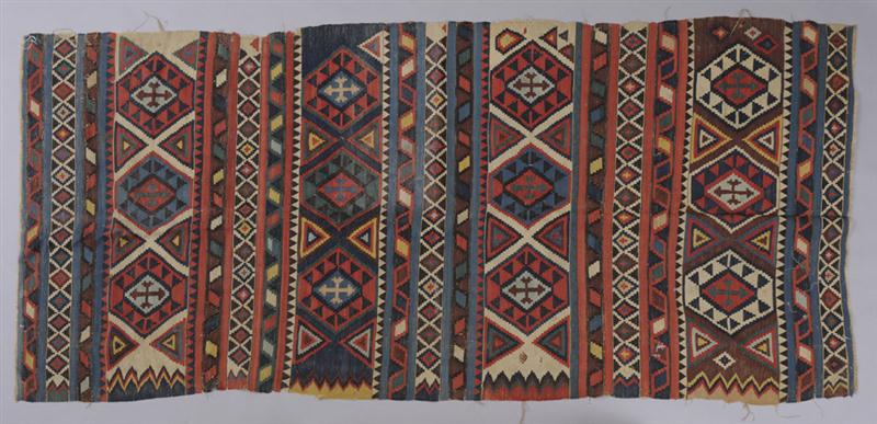 CAUCASIAN KILIM Worked with rows