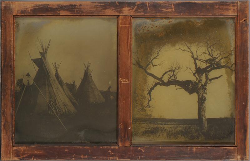 FRAMED GLASS PHOTOGRAPHIC PLATES 13f51b