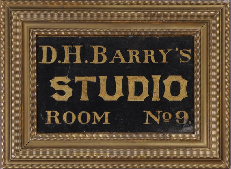 TRADE SIGN D H BARRY S STUDIO 13f536