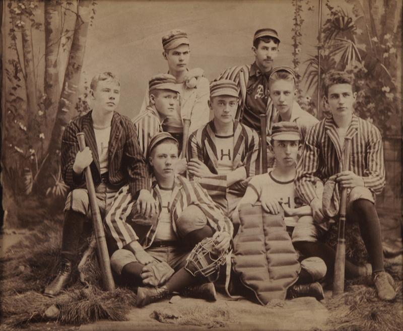 UNKNOWN C.1890: BASEBALL TEAM Toned