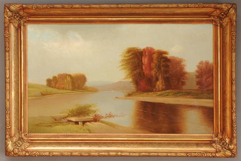 AMERICAN SCHOOL: THE HUDSON IN AUTUMN