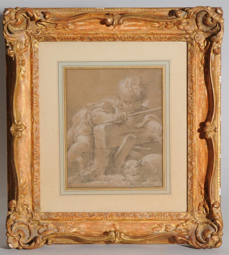 CIRCLE OF FRANCOIS BOUCHER CHILD 13f604