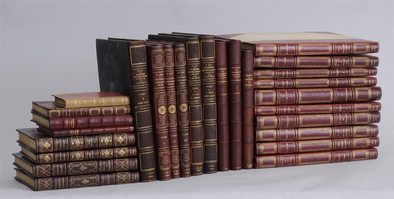 TWENTY SEVEN FULL LEATHER VOLUMES 13f650