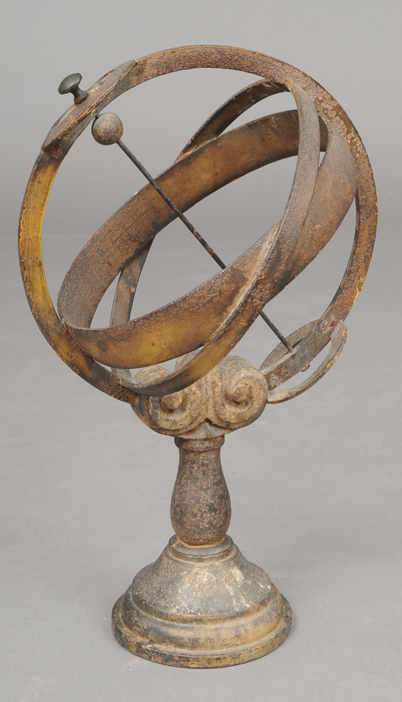 CONTINENTAL IRON ARMILLARY SPHERE 13f67a