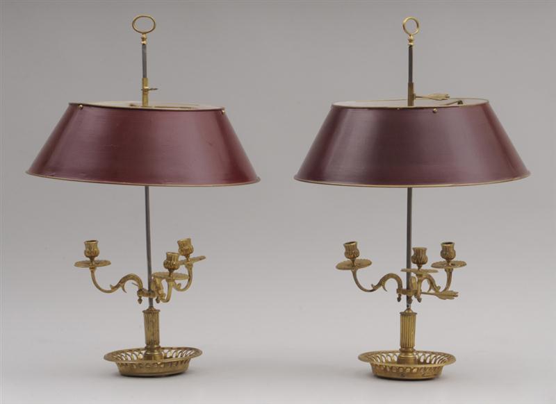 PAIR OF LOUIS XVI STYLE GILT METAL 13f6bb