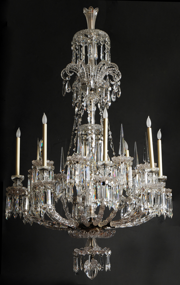 BACCARAT STYLE CRYSTAL EIGHT LIGHT 13f6de