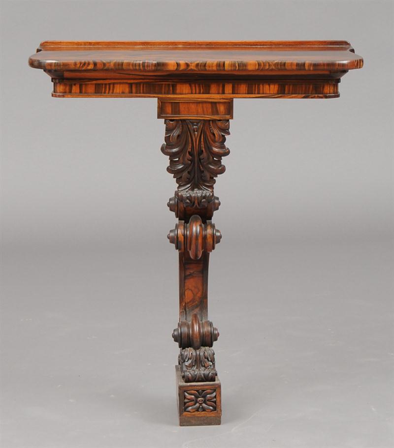 VICTORIAN ROSEWOOD CONSOLE The
