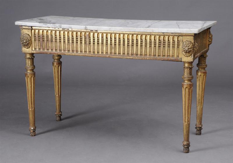 LOUIS XVI CARVED GILTWOOD CONSOLE 13f745