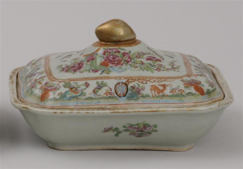 CANTON ENAMELED VEGETABLE DISH