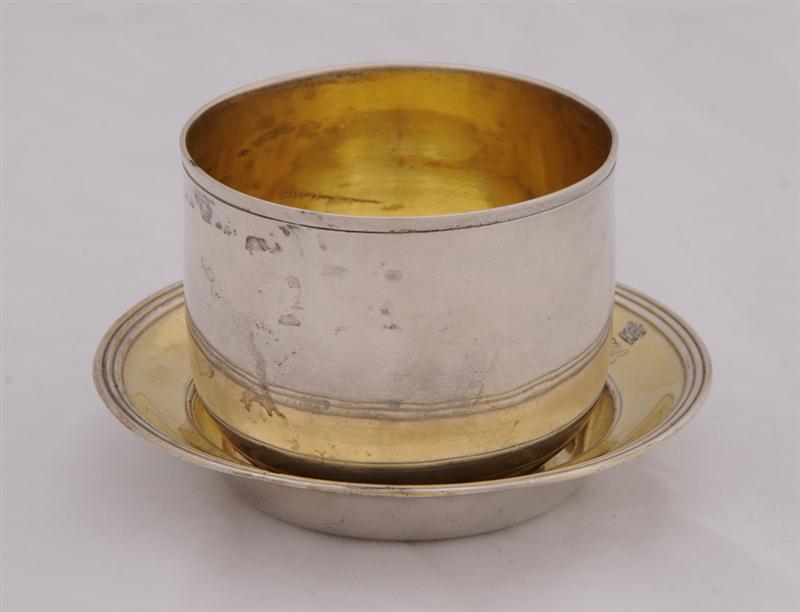 GEORGE III SILVER CUP AND A GEORGE 13f7ec