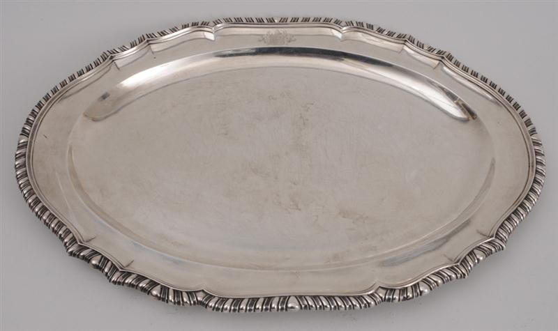 GEORGE III ARMORIAL SILVER MEAT 13f7f5