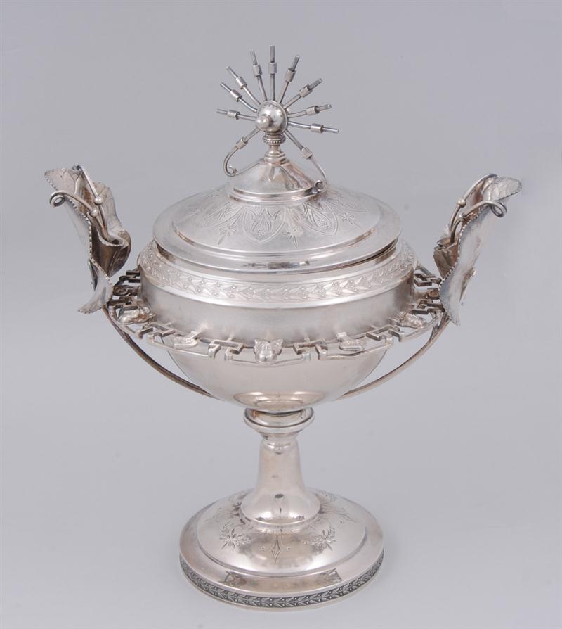 WOOD HUGHES SILVER STEMMED COMPOTE 13f805