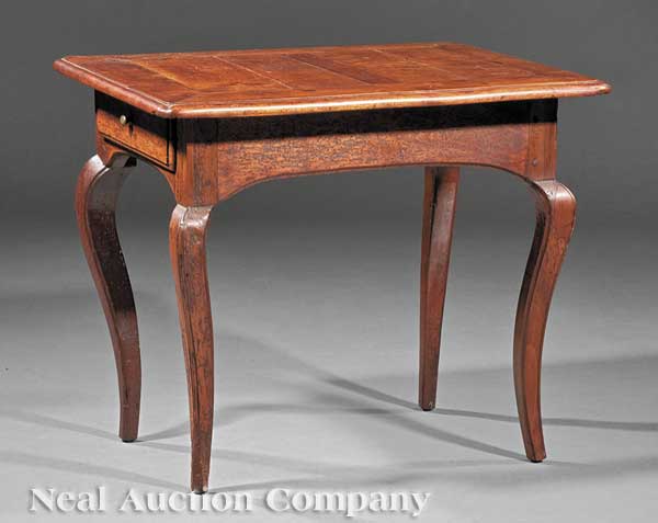 An Antique Italian Walnut Side