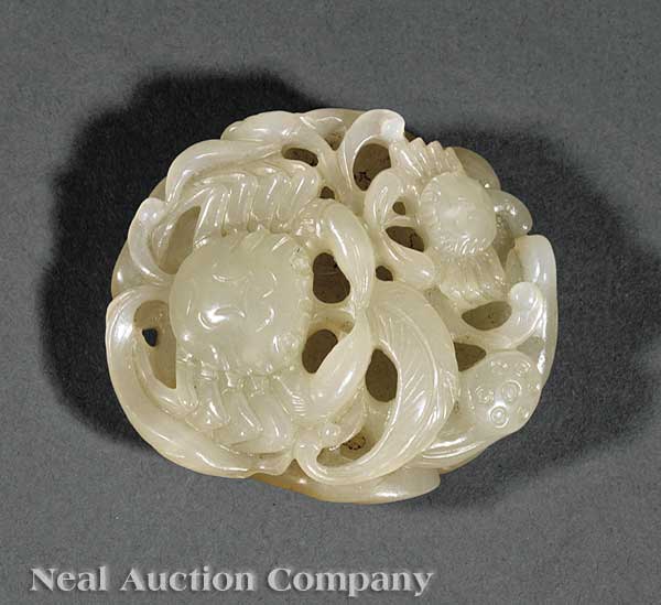 A Chinese White and Russet Jade 13fba5