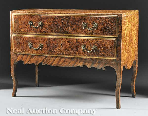 A Rare Italian Faux Bois Commode 13fbc7