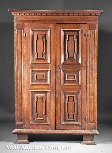 A Flemish Walnut Armoire mid 19th 13fbfc