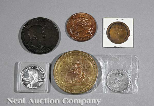 A Group of Six New Orleans Commemorative