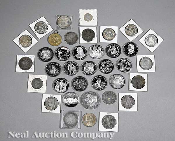 A Group of Foreign Coins and Medals