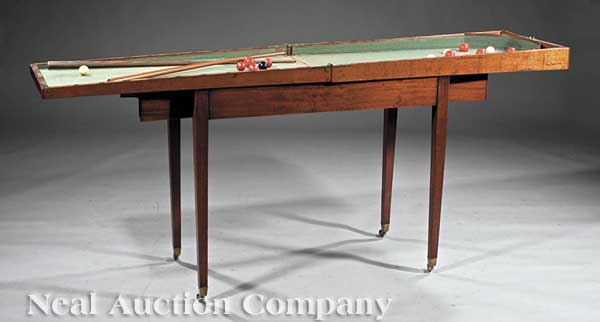 A George III Figured Mahogany Bagatelle 13fc94