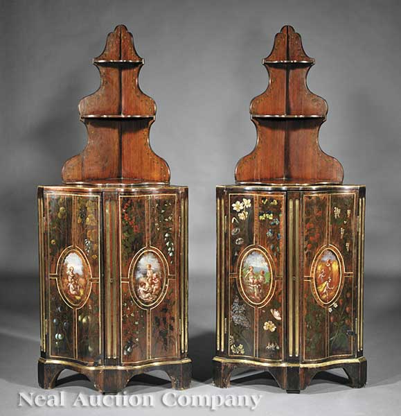 A Good Pair of Dutch Painted Mahogany 13fcce