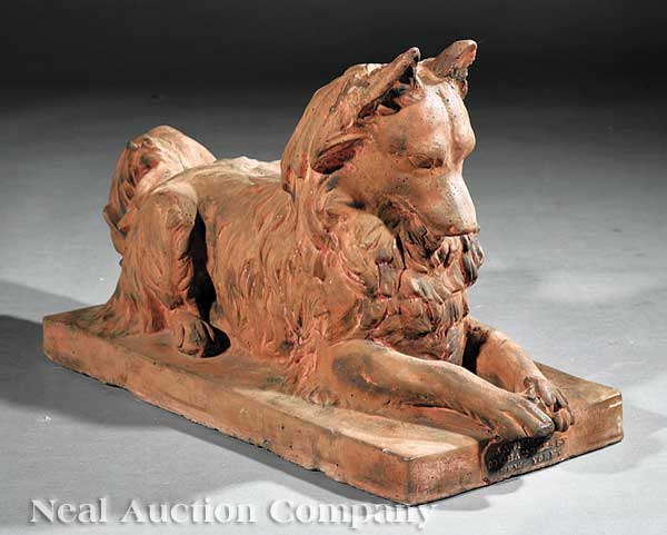 A Rare American Terracotta Figure of