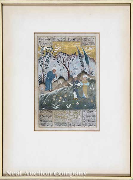 A Group of Four Persian Illustrated 13fcf9