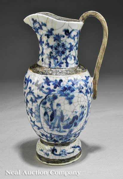 A Chinese Blue and White Crackle 13fd24