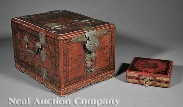 A Chinese Paint Decorated Lacquer 13fd26