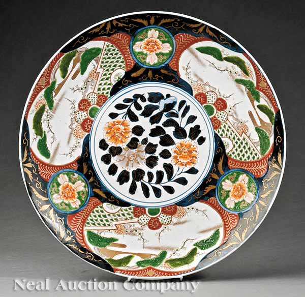 A Japanese Imari Porcelain Charger