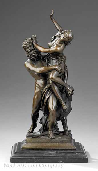 A Continental Bronze of Pluto and Proserpina