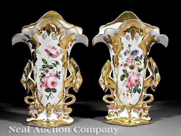 A Pair of Rococo Polychrome and 13d703