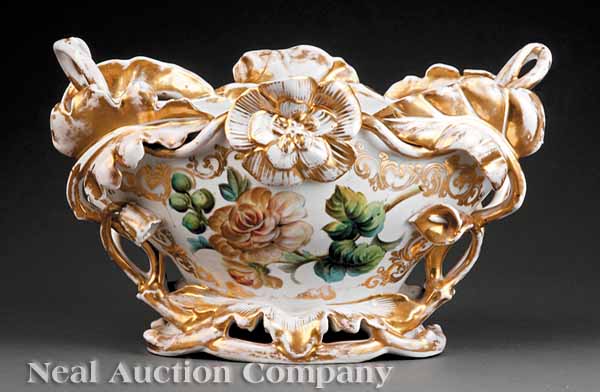 A Paris Porcelain Gilt and Polychrome 13d704