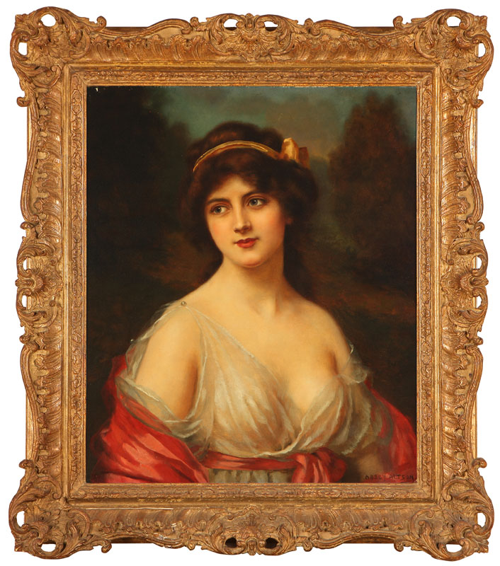 Portrait of a Lady. 24 H x 20 W.