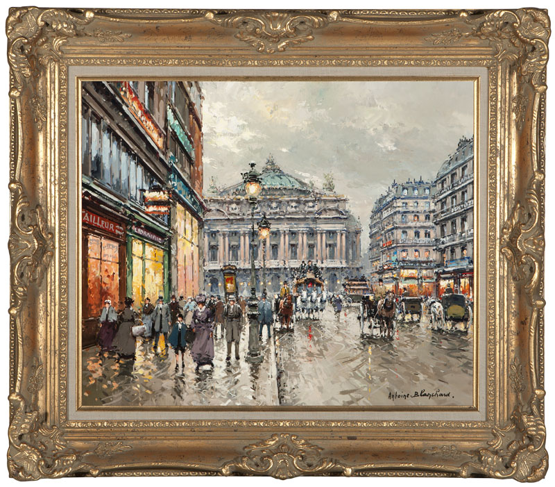 ''Paris L'Opera''. 18'' H x 21.5''