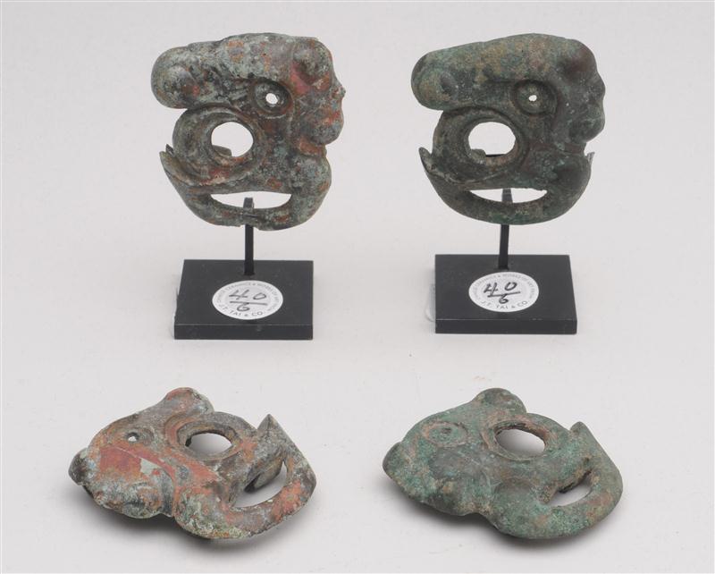 TWO PAIRS OF WESTERN ZHOU ARCHAIC 13db45