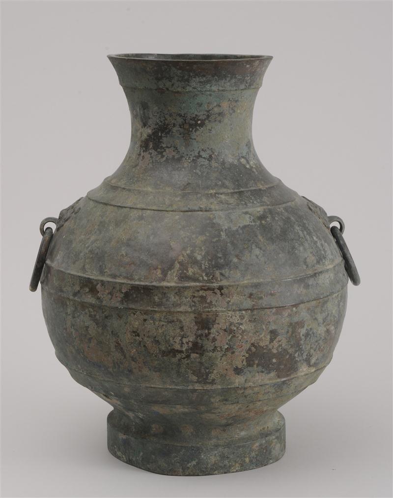 HAN ARCHAIC BRONZE VESSEL HU  13dbc7