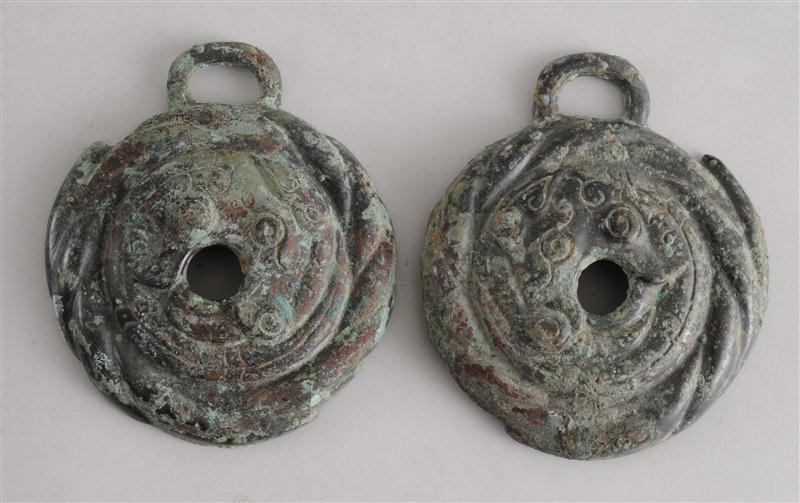 PAIR OF WESTERN ZHOU DYNASTY ARCHAIC 13dbe1