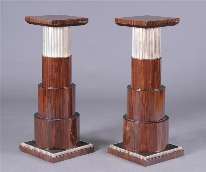 PAIR OF ART DECO STYLE ROSEWOOD 13dc4b