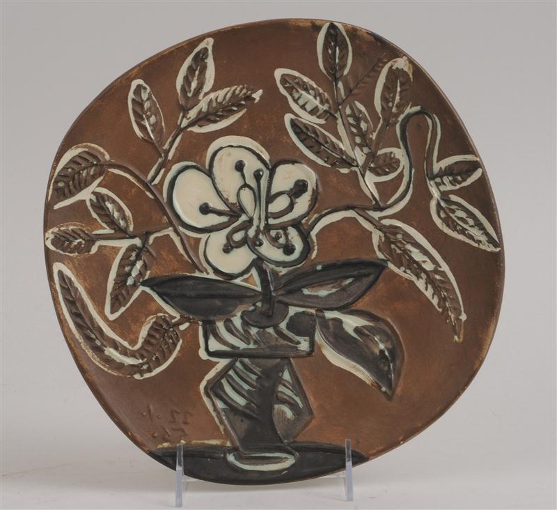 PABLO PICASSO MADOURA CERAMIC PLATE 13dc61