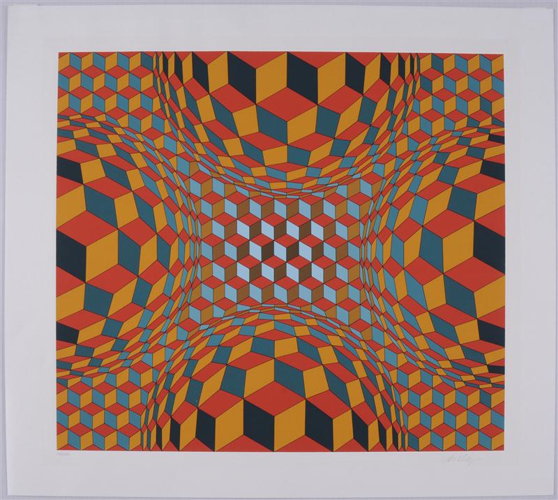 VICTOR VASARELY (FRENCH 1906-1997):