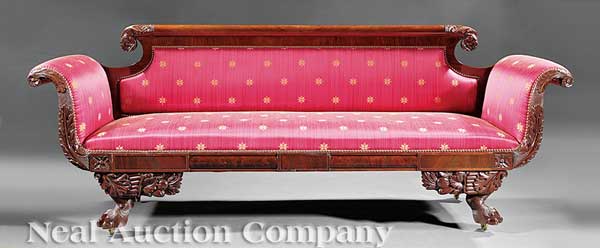 An American Classical Carved Mahogany 13e415