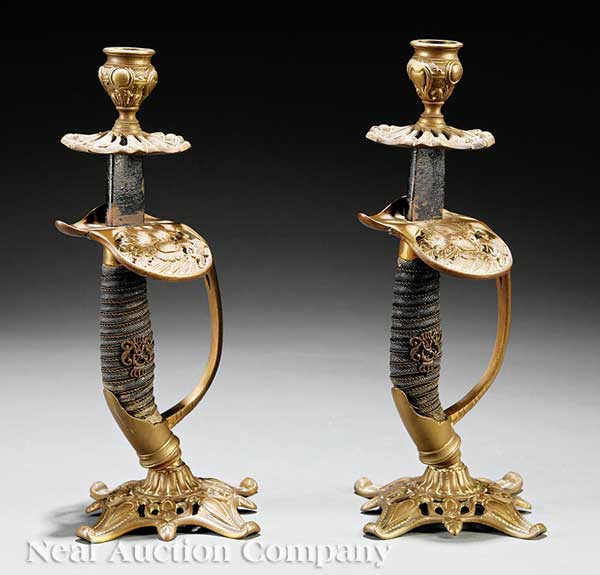 A Pair of Antique English Brass