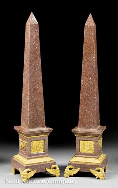 A Pair of Large French Bronze Doré