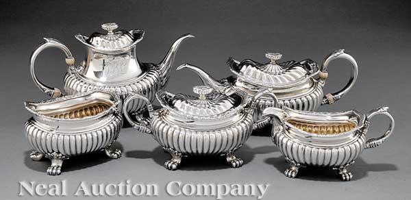 An American Sterling Silver Tea Set