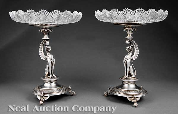 A Pair of English Silverplate and 13e544