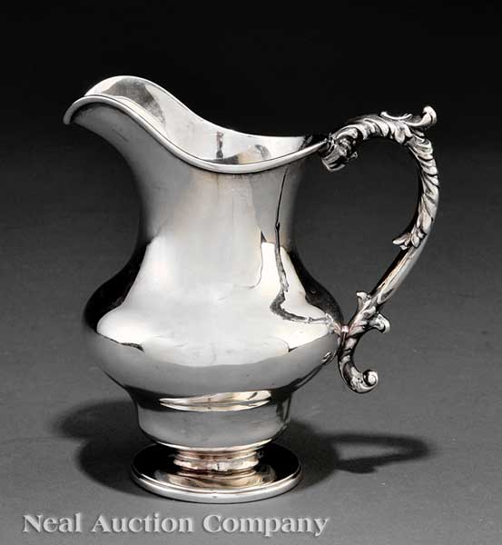 An American Coin Silver Cream Pitcher 13e540